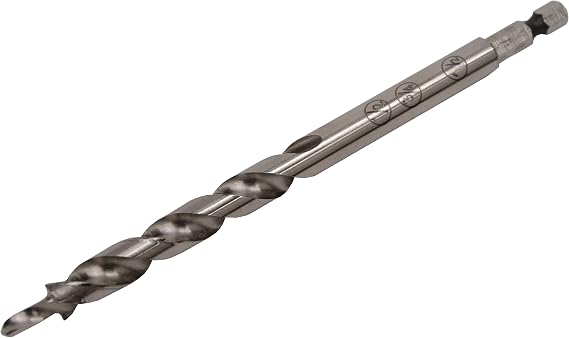 Kreg Easy-Set Pocket-Hole Drill Bit - Precision Drill Bit for Accurate Pocket Hole Drilling - Woodworking Tool - For Materials 1/2" to 1-1/2" Thick - KPHA300-1 Count | Precision Drill Bit for Accurate Pocket Hole Drilling, Woodworking Tool, for Materials 1/2 Inch to 1-1/2 Inch Thick