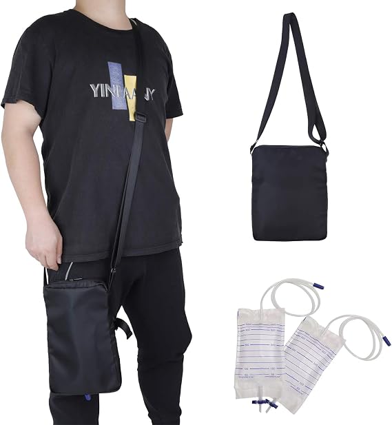 Catheter Bag Holder with Adjustable Strap | Secure, Discreet & Waterproof Cover for Foley, Nephrostomy & Urostomy Bags Up to 1000ml