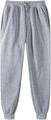 Lastesso Womens Adjustable Tie Knot Sweatpants Casual Solid Cinch Bottom Pants with Pockets Cozy Fall Lounge Trousers