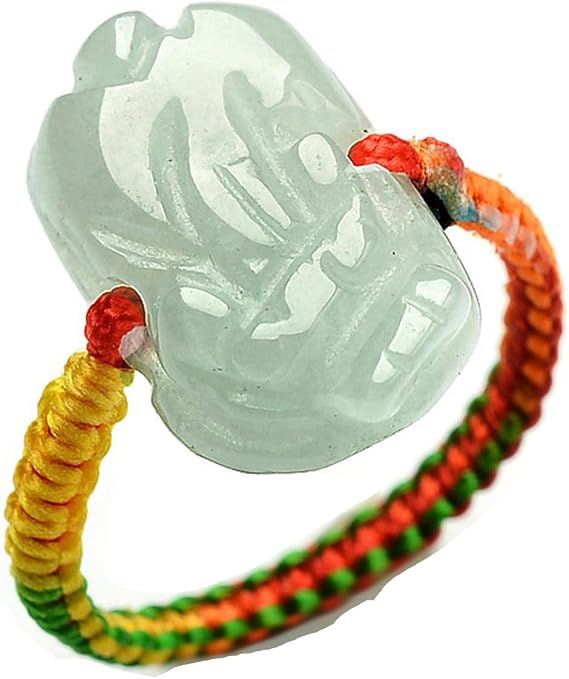 17MM Myanmar 5A Grade Jade Pixiu Ring,Emeral Jewelry Ring
