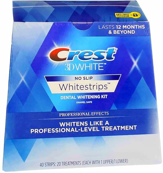 Crest Professional Effects 3D WhitestrIps, 20 CT