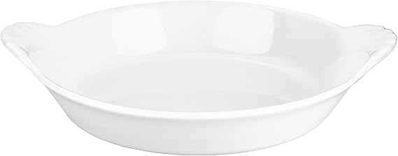 Pillivuyt 5-1/2 Porcelain Round Eared Dish