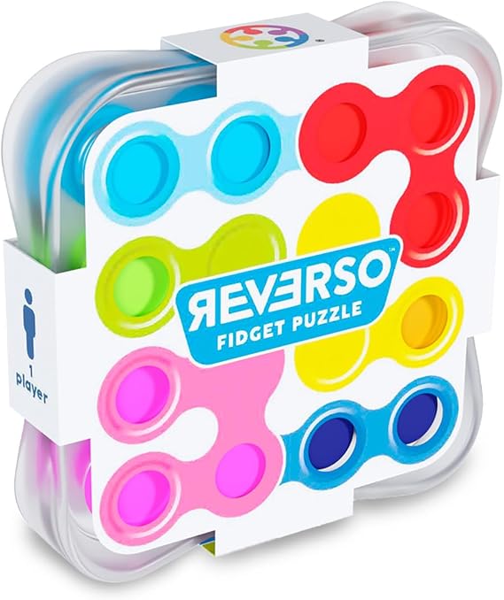 SmartGames Reverso, Fidget Puzzle, Mini Brain Teaser, Ages 6+