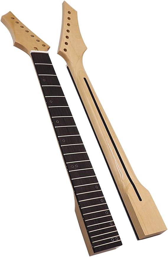 DIY Guitar Neck 7 String Left Handed Original Wooden 24 Fret Maple 6.8 Width DIY Pro Modified Guitar Handle