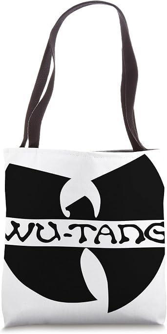 Classic Black Wu-Tang Logo Tote Bag