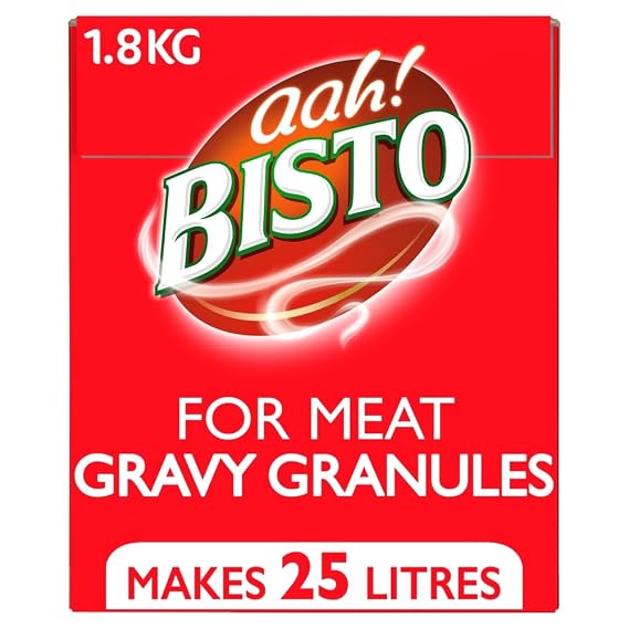 Bisto Flavoursome & Delicious for Meat Gravy Granules for Hearty Family Mealtimes, 1.9 kg Tub (Pack of 1)