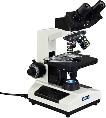 OMAX 40X-1000X Lab Binocular Compound Microscope with Replaceable LED Light