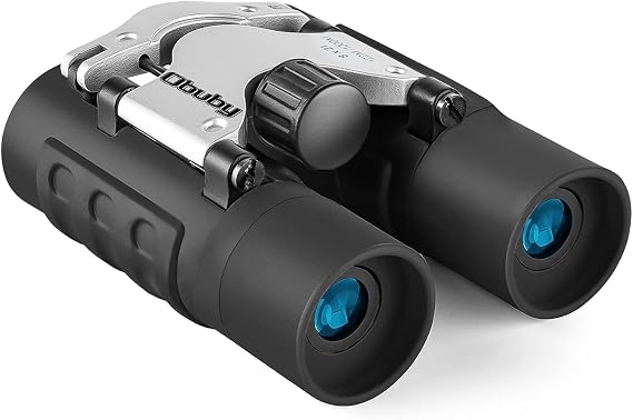 Real Binoculars for Kids Gifts for 3-12 Years Boys Girls 8x21 High-Resolution Optics Compact Toy Binocular for Bird Watching,Travel, Camping