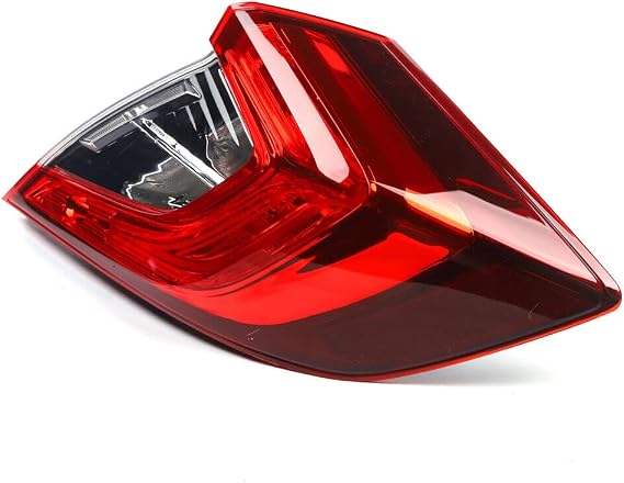 Halogen Rear Tail Lights Lamps, Right Passenger Side for Honda Civic Sedan 2016 2017 2018 2019 2020 Driver Side Taillight Rear Tail Lamp Brake Stop Turn Signal Tail Light Assembly (Right)