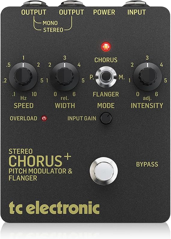 TC Electronic Stereo Chorus Flanger Pedal SCF GOLD