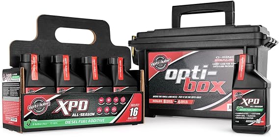 Opti-Lube XPD All-Season Diesel Fuel Additive - 4oz Bottles (8 Pack with Opti-Box)