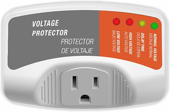 GIDEON Appliance Surge Protector, Single Outlet Voltage Protector & Voltage Regulator for Refrigerator, TV, PC & Home Appliances, 1800W Wall Plug Power Protector, 120V 15A