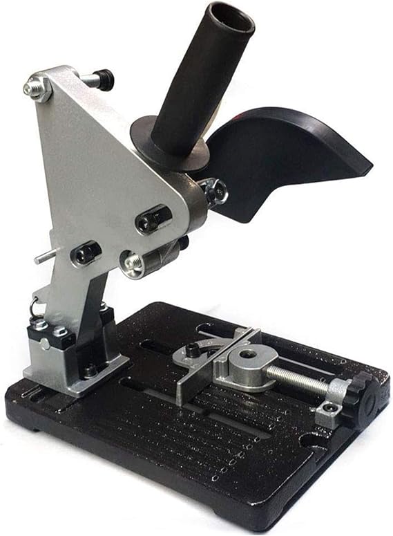 Angle Grinder DIY Angle Grinder Stand Grinder Holder Cutter Support Bracket Holder Cutting Machine for 115/125Mm Angle Mill Adjustable Tool Accessory