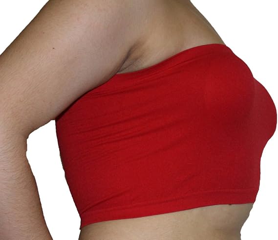 Plus Size Bandeau Tube Bra - Seamless! Many Colors! FITS 1X-2X-3X