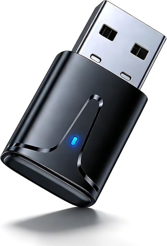 KAIY USB Bluetooth 5.3 Adapter for PC Long Range Bluetooth Dongle