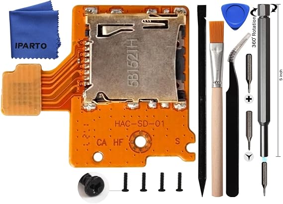 Micro SD Card Reader for Nintendo Switch NS TF Card Slot Socket Reader Board Repair kit