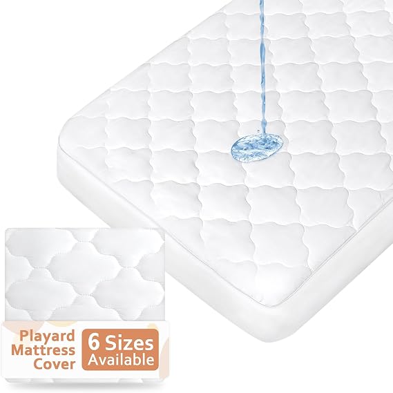 Pack and Play Mattress Pad (6 Sizes) Cover Only