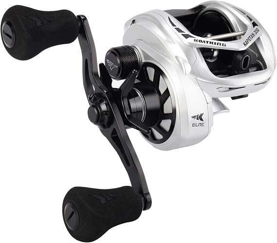 KastKing Kapstan Elite 300 Baitcasting Fishing Reels, 5.4:1 Gear Ratio | Max Drag: 35 lb, 8+1 Double Shielded BB, 10.8 oz, Graphite Frame, Adjustable Centrifugal Brake, Large Capacity, Low-Profile