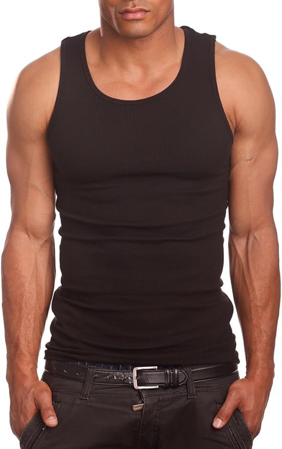 PRO 5 Mens A-Shirts 3 Pack Undershirt
