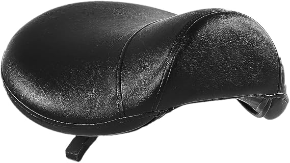 Antlu Saddle Stool Chair Seat Replacement, Saddle Seat Cushion for Round Rolling Medical Salon Stool Chair (Black)