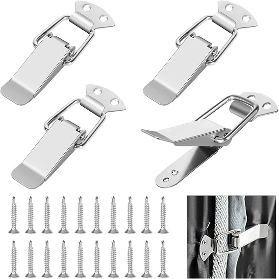 Universal Sectional Sofa Interlocking, Sectional Couch Connectors, Couch Connector for Sectionals, 4 Pcs Furniture Connectors with Screws