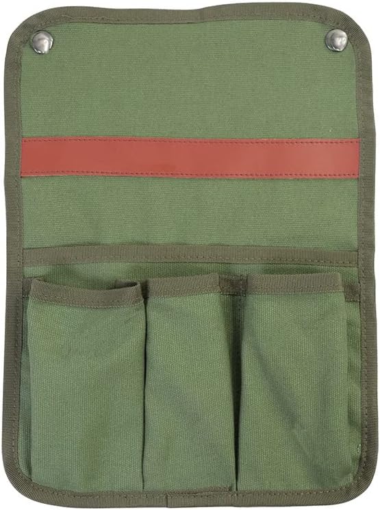 Buyter Armrest Pouch, Chair Side Pocket Organizer, Beach Chairs Side Storage Bags, Including 1 Large Pocket, 3 Small Pockets, for Recliner Couch Sofa (Green)