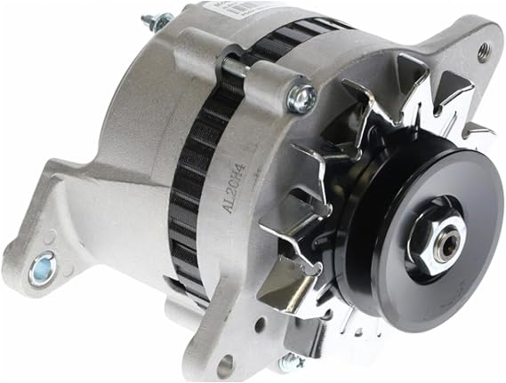 OEG Parts New Alternator Compatible With John Deere Tractors 1050 1250 1450 1650 850 900HC 950 Yanmar 3T90 Diesel 021000-7281, CH10493, TY6647, 0210007281, AND0330, 40052215, 90295040, ND0210007281