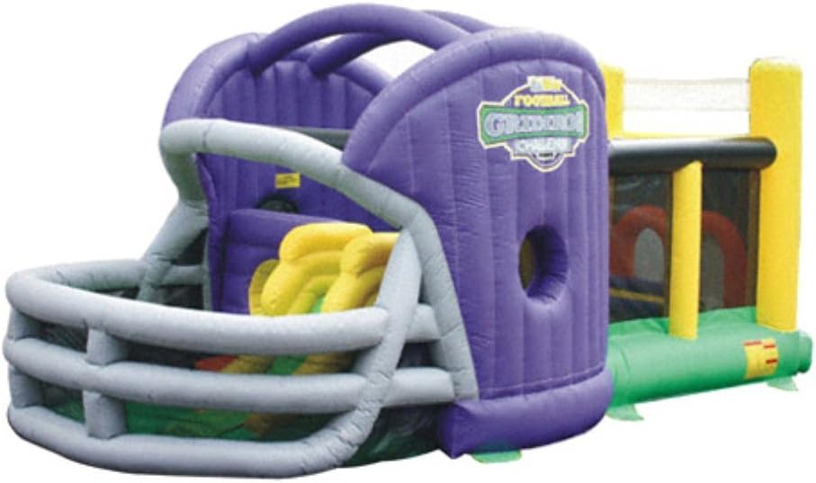Gridiron Football Challenge Gameday Commercial Grade Bounce House - Purple