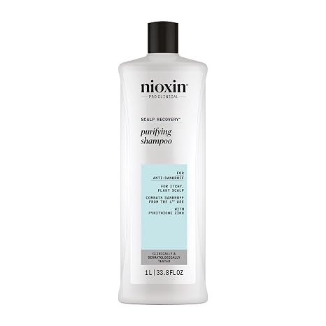 Nioxin Scalp Recovery Purifying Shampoo | For Itchy, Flaky Scalp | Anti-Dandruff | Formulated with Pyrithione Zinc
