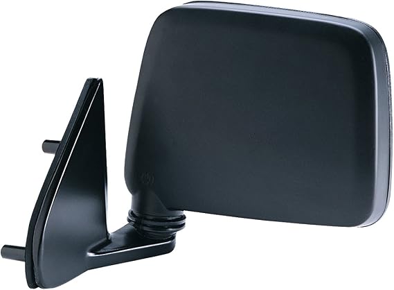 Fit System Driver Side Mirror for Nissan Pathfinder, Pick-Up E/SE/XE, Black, Foldaway, Manual
