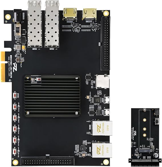 AMD Xilinx Artix-7 FPGA Development Board 35T 75T 100T 200T PCIe SFP HDMI USB (PZ-A735T-KFB, SSD Package)