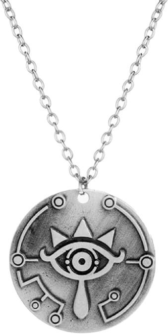 New Horizons Production The Legend of Zelda Breath of The Wild Sheikah Eye Dog Tag Pendant Necklace