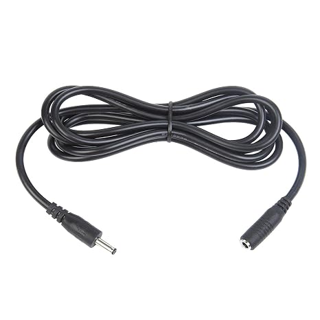 COOLM 3.5mm Power Extension Cable, Universal 5ft DC 5 Volt 3.5mm x 1.35mm Power Adapter Extension Cord, Extend Additional 5ft Length 1.5M for DC 5V Power Adapter Wall Charger 3.5x1.35mm DC Plug