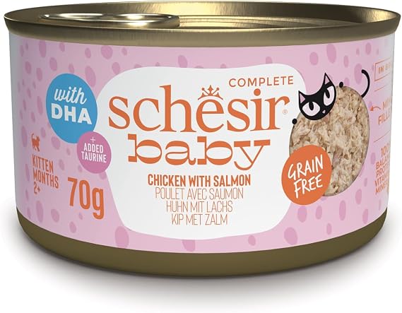 Schesir Baby Tavuk ile Somon Mus Konserve 70g