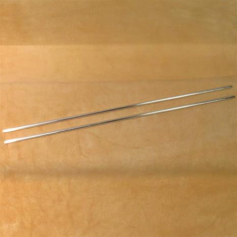 99.995% Pure Silver Wire 7 Gauge 10-inch Rod Set (2 Rods) Origin USA Colloidal Silver Electrodes Certified Test Report (Assay)  .99995+ Purity by Golden State Silver