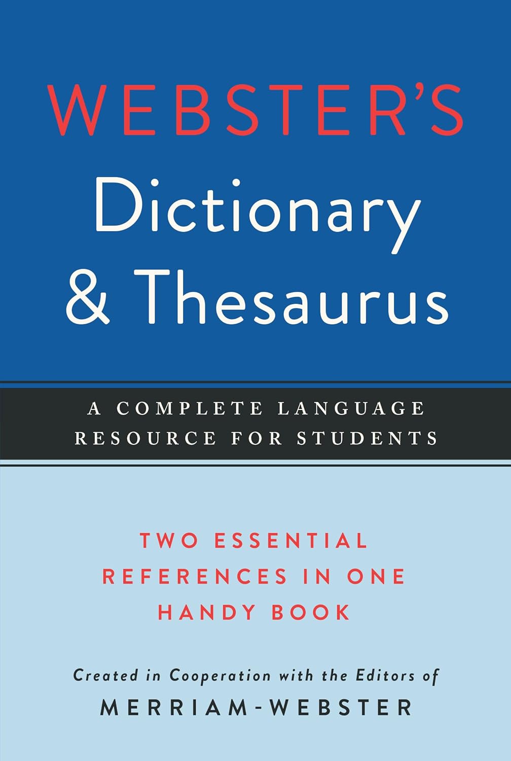 Websters Dictionary & Thesaurus Paperback – January 1, 2018