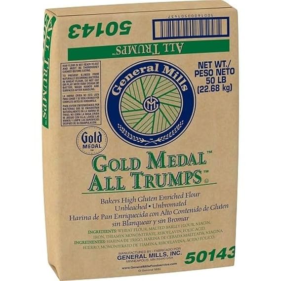 All Trumps Enriched Malted Spring Wheat Flour, 50 Pound -- 1 each.