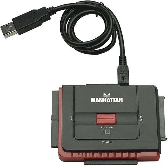 Manhattan Hi-Speed USB to IDE/SATA Adapter (179195)
