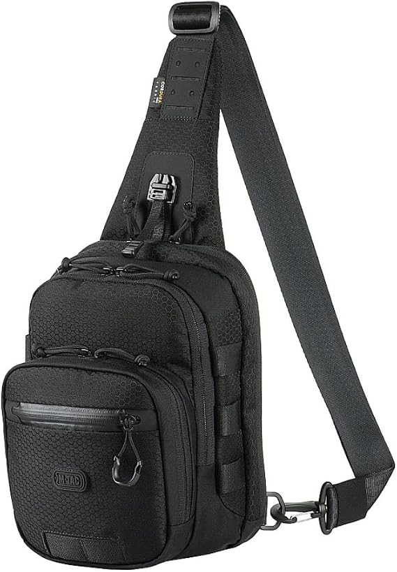 M-Tac Elite Cross Bag Slim - Tactical Crossbody Sling Backpack for Man with CCW Concealed Carry