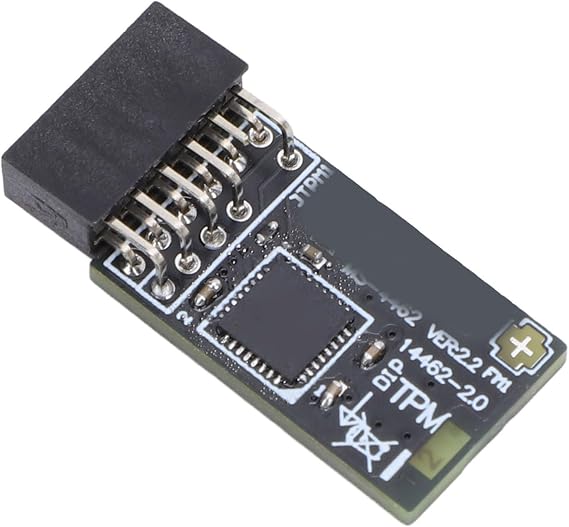 TPM2.0 Module, 12-1Pin TPM Security Module with SLB 9670, Support DDR3, SPI Interface, for A520, B550, WRX80, X570S, B650 and Motherboards