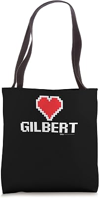 Gilbert 8-Bit Gamer City Tote Bag