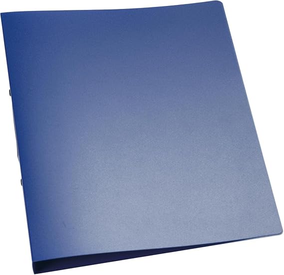 Q-Connect 2 Ring Binder A4 Frosted KF02483 - Blue, Pack of 1