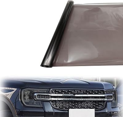 Car Headlight Taillight Vinyl Film with Squeegee and Cutter, Headlights Sticker, Self-Adhesive Tail Lights Fog Lights Sticker, Universal All Car Decors