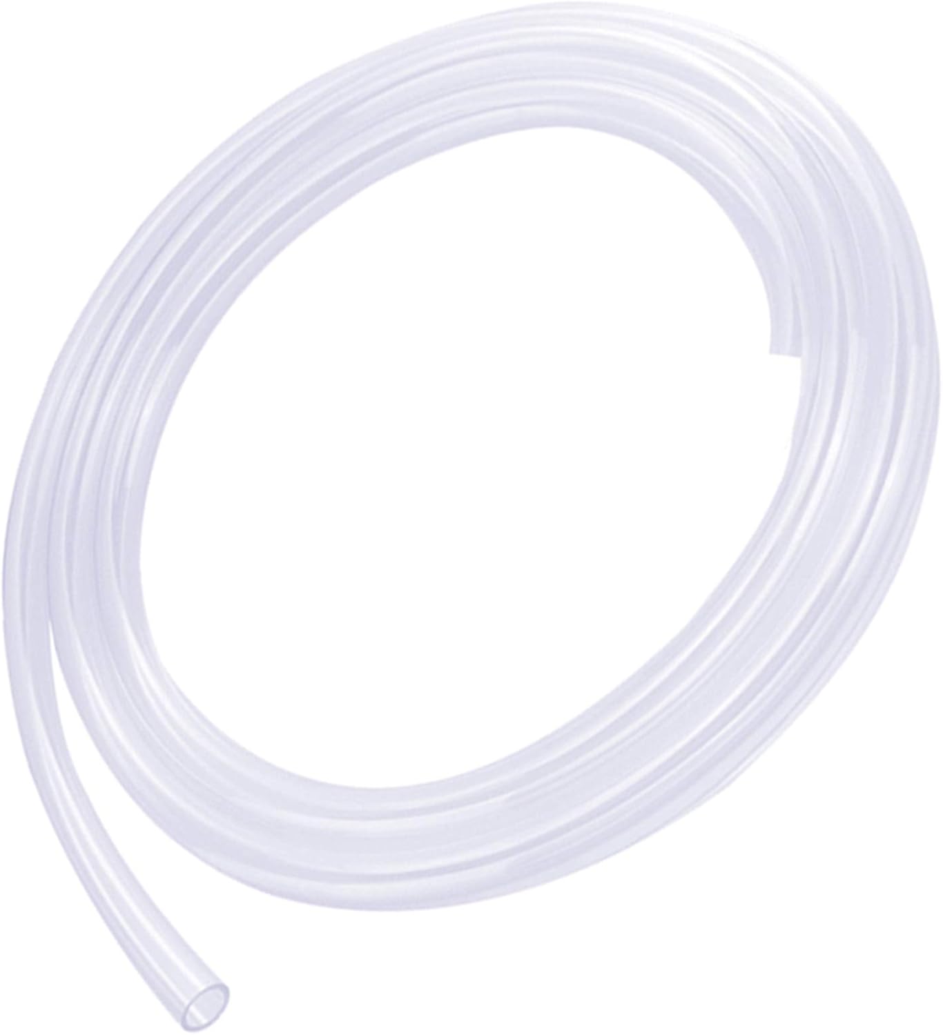 Tubo de silicona de 3/32 pulgadas 2 mm ID x 5/32 pulgadas 4 mm OD transparente flexible de goma de silicona tubo de manguera de aire de agua transparente 3.3 pies/1 m; 2 x 4 mm