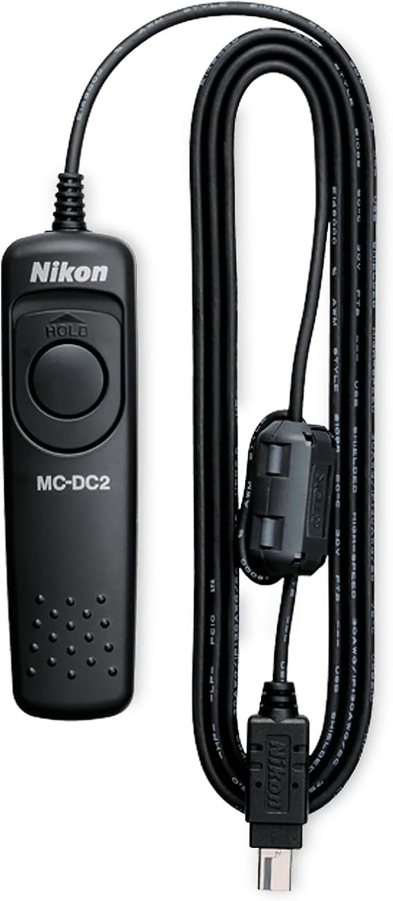 Nikon 25395 MC-DC2 Remote Release Cord (1 Meter) | Effortless Long Exposures and Bulb Mode, Extensive Camera Compatibility, Please verify your camera model for compatibility