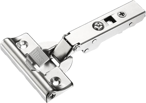 Titus T-Type Glissando Hinges, Soft Close Hinges, 110 Full Overlay, Soft-Closing, 35mm Cup, Nickel 701-0AT0-054