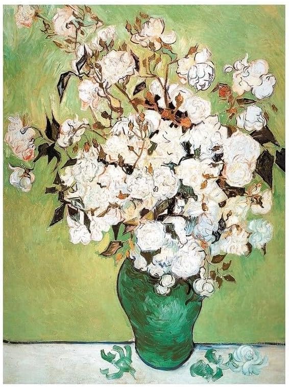 VINCENT VAN GOGH - Printed, Green/White, 40 cm x 30 cm