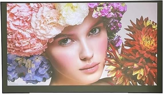 Projector Screen Screen Projection Screen Fabric 200 Inch Max for 3D 4K UST Short Throw Laser Projector Good Contrast smart Home(133 inch)