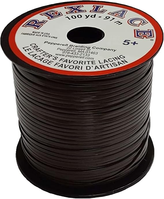 Pepperell Rexlace Brown Plastic Lacing 100 Yard Spool, NB2007BR109