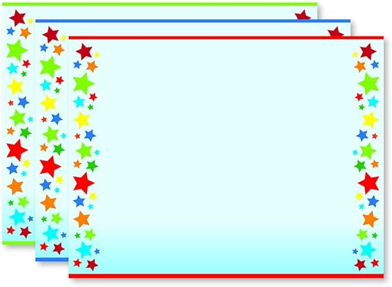 Great Papers! Rainbow Stars Certificate Assortment, 8.5" x 11", 60 Count (2011858)